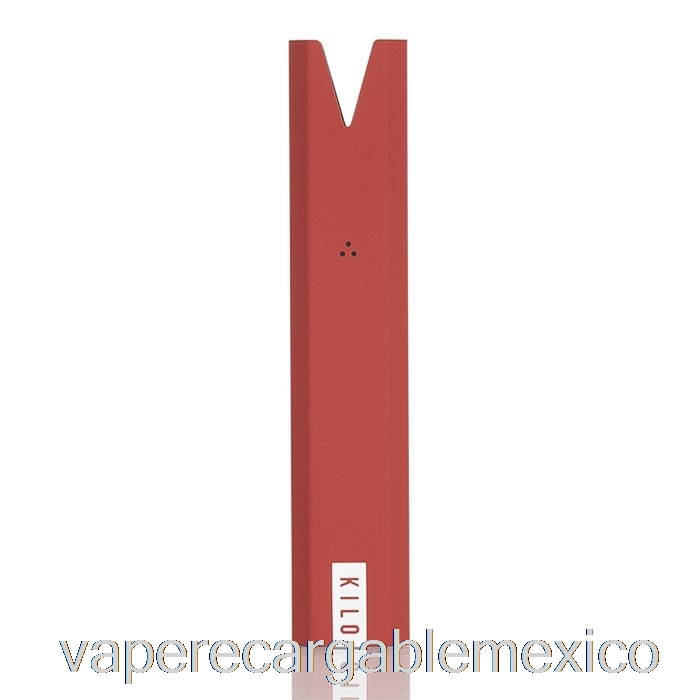 Vape Recargable Kilo 1k Sistema De Cápsulas Ultra Portátil Estimula Rojo